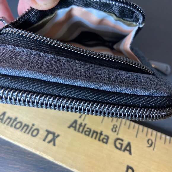 Lug Mini Handspring RFID Zip Wallet – Gray Quilted - Picture 6 of 6